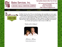 Tablet Screenshot of batesservicesinc.com